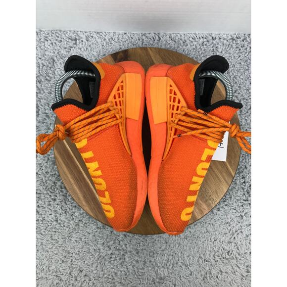 Adidas NMD Hu Pharrell Orange Casual Athletic Daily Sneakers Mens 6 GY0095 - Picture 8 of 14